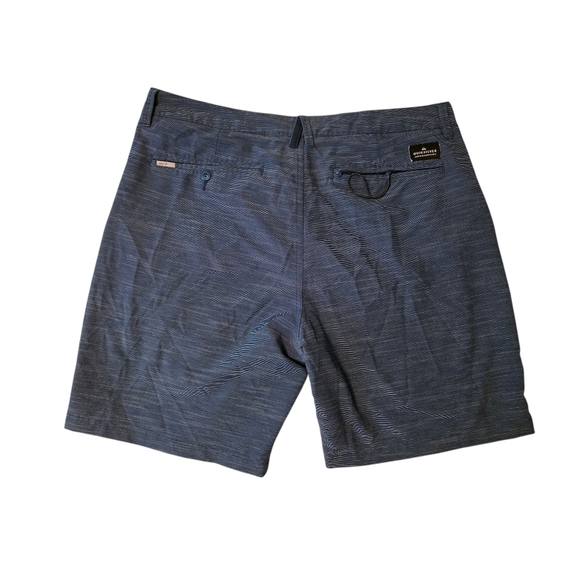 Quiksilver Amphibian Shorts Mens 34 Blue Hybrid Boardshorts Stretch Casual - Picture 2 of 5